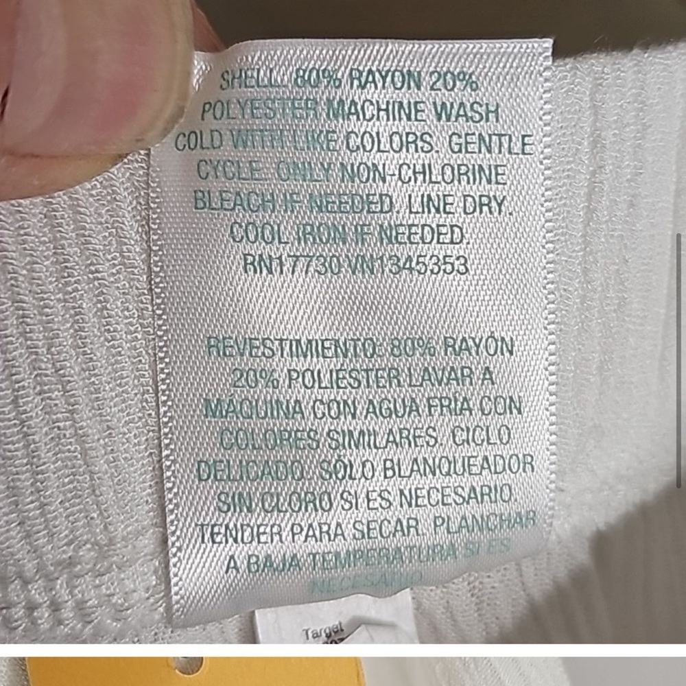 Kona Sol coverup White Beach Swim pants  NWT - Picture 8 of 10